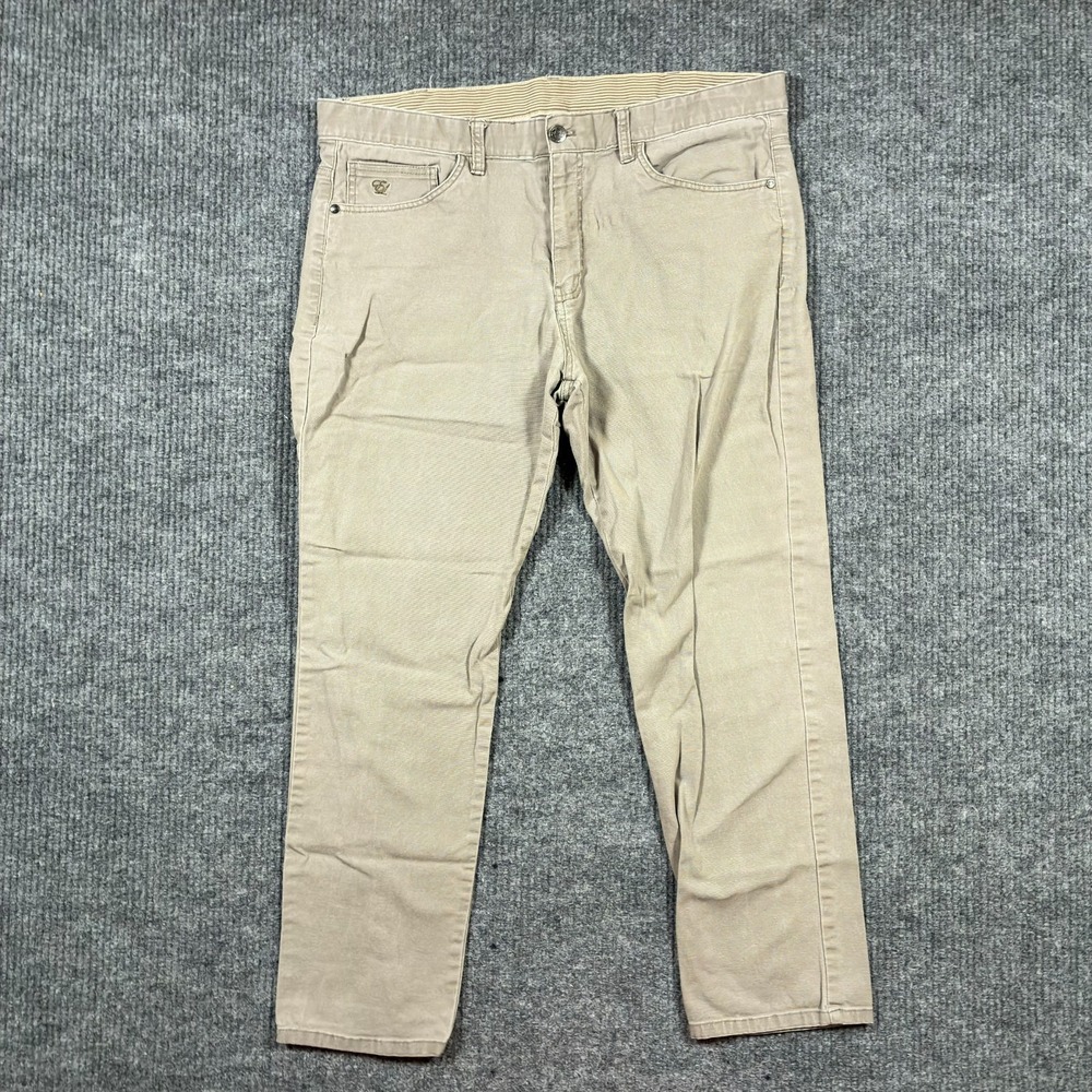 English Laundry Mens Pants Size 38x30‎ Beige Slim Fit Chino Stretch Mid Rise